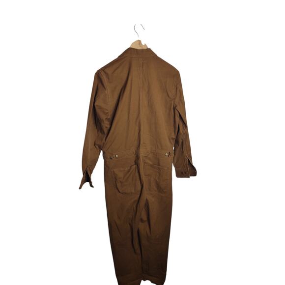 Carhartt WIP Women's Tara Coverall Jumpsuit Workwear M Khaki - Picture 2 of 9